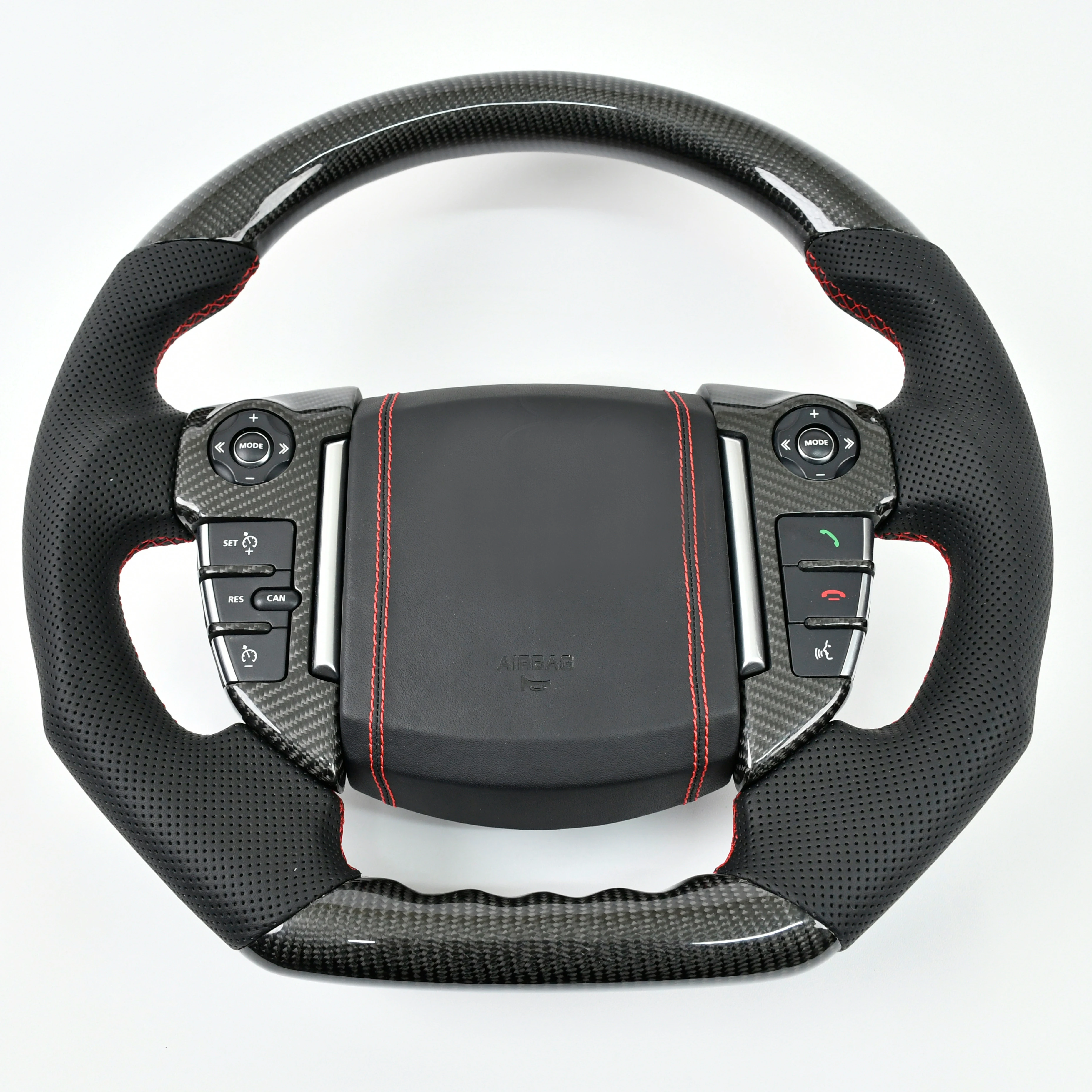 YTcarbon Real  Carbon Fiber Steering Wheel for Range Rover Sport 2010-2013  L320