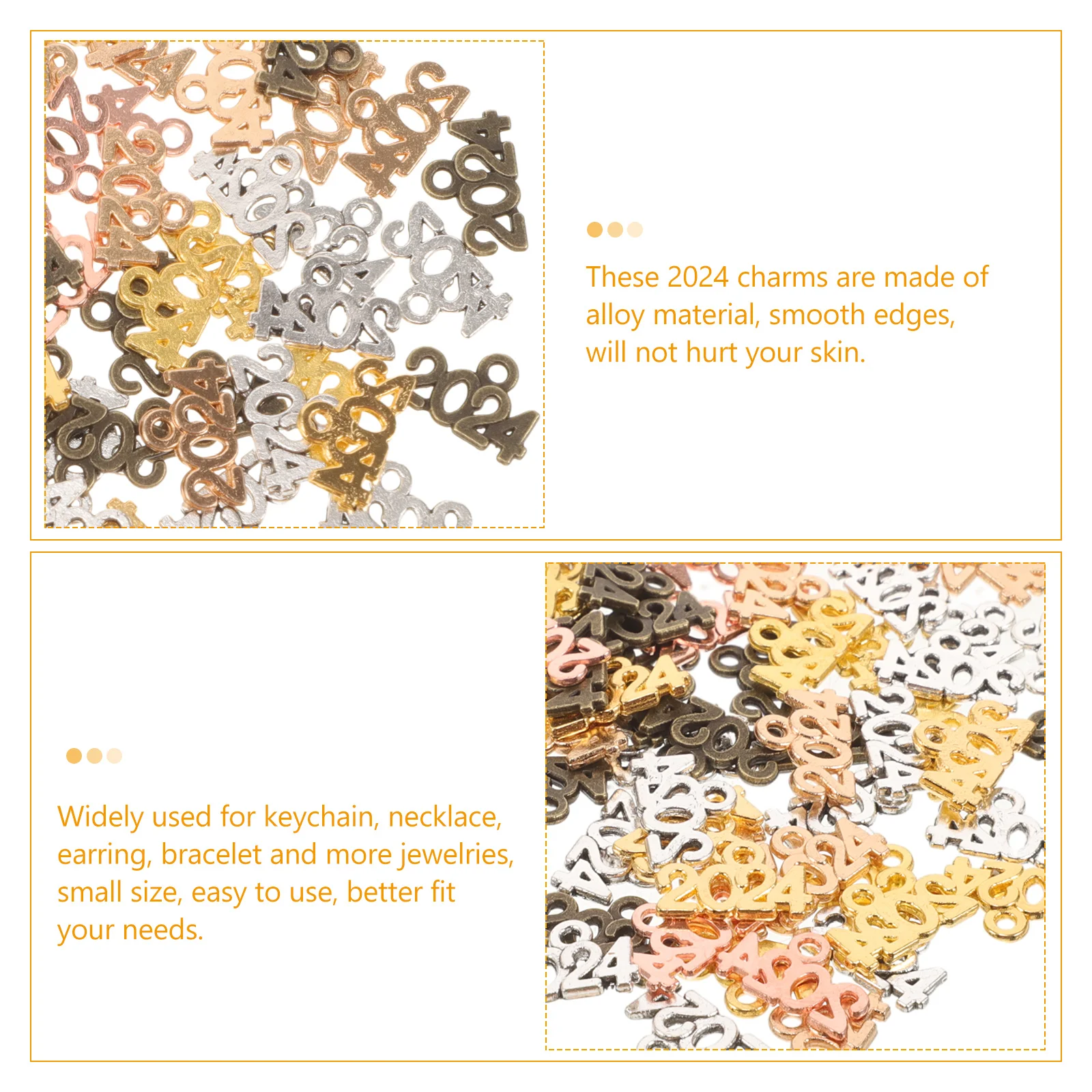 

100 Pcs Pendant Charms Trendy Necklace Necklaces Jewelry Making Pendants Assorted for