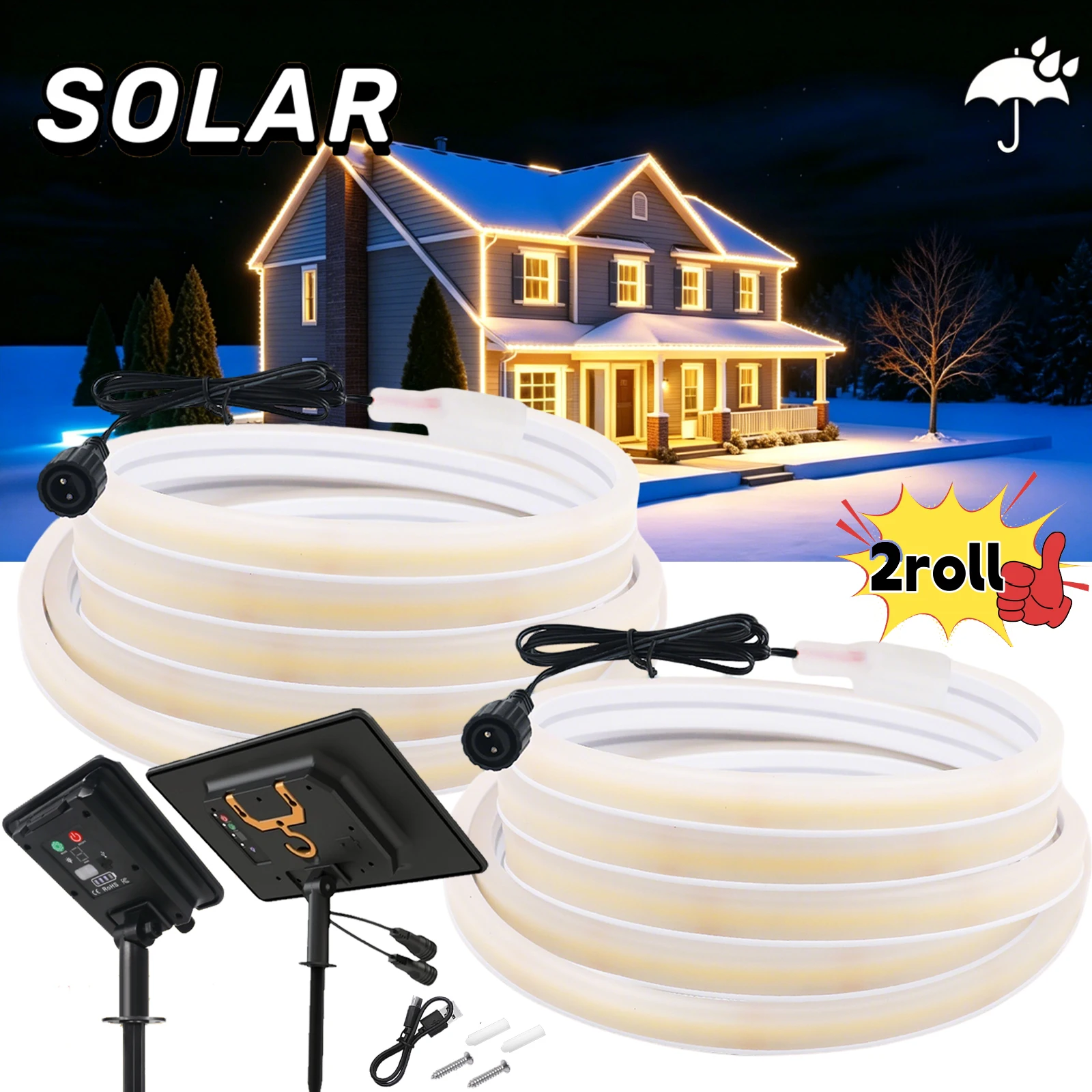 fita-de-luz-solar-cob-a-prova-d'Agua-5m-flexivel-led-neon-24v-alta-densidade-320-leds-m-branco-natural-quente-para-iluminacao-de-jardim-e-ambientes