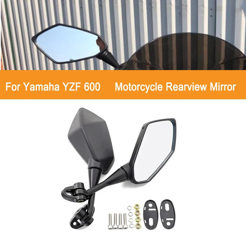 

2Pcs Motorcycle Modified Rearview Mirror Reflective Mirror For Yamaha YZF 600 / YZF R1 R6 R3 R125 R25 R15 2003-2009