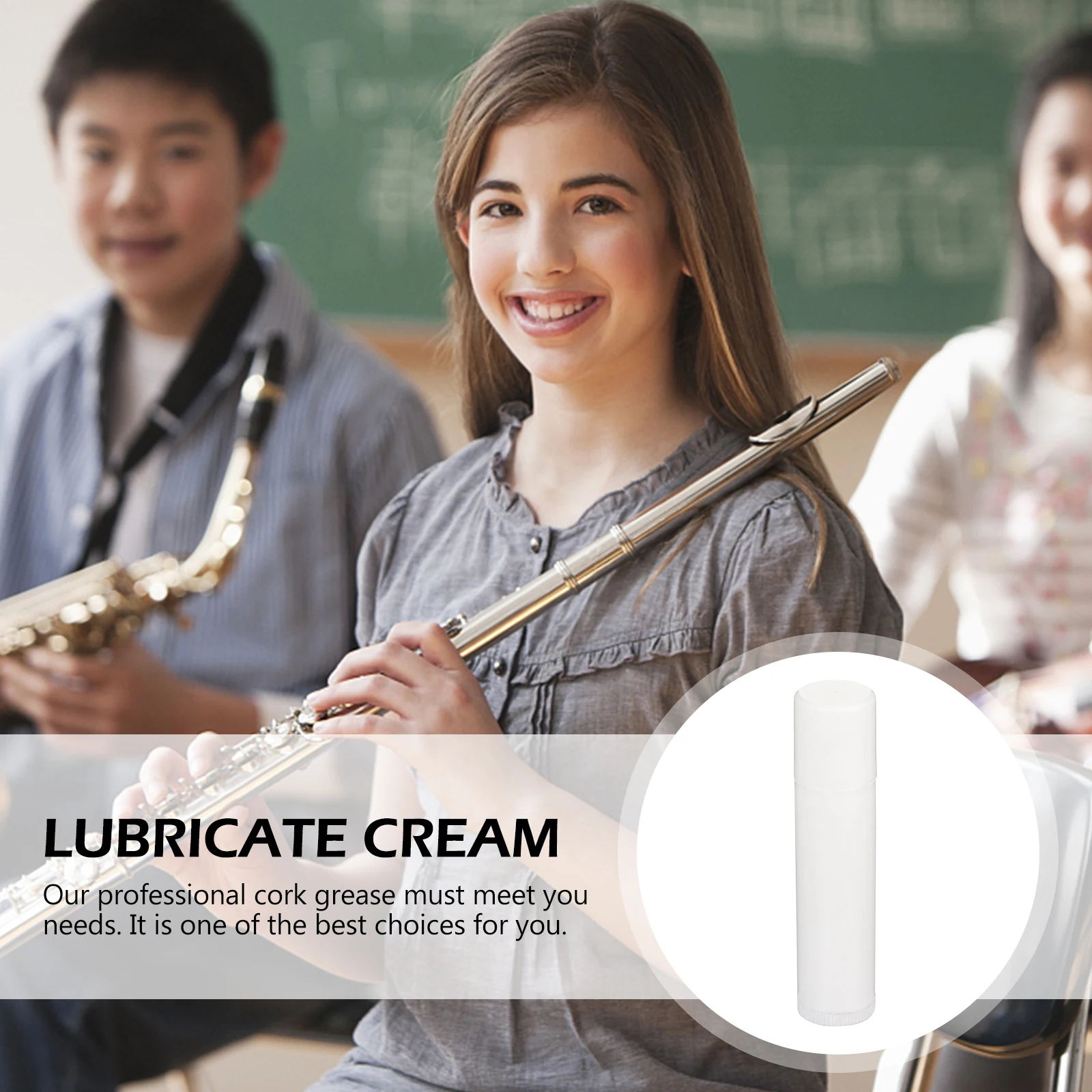 

5pcs Cork Grease Lubricate Cream for Clarinet Saxophone Accessories Plastic Fits Most