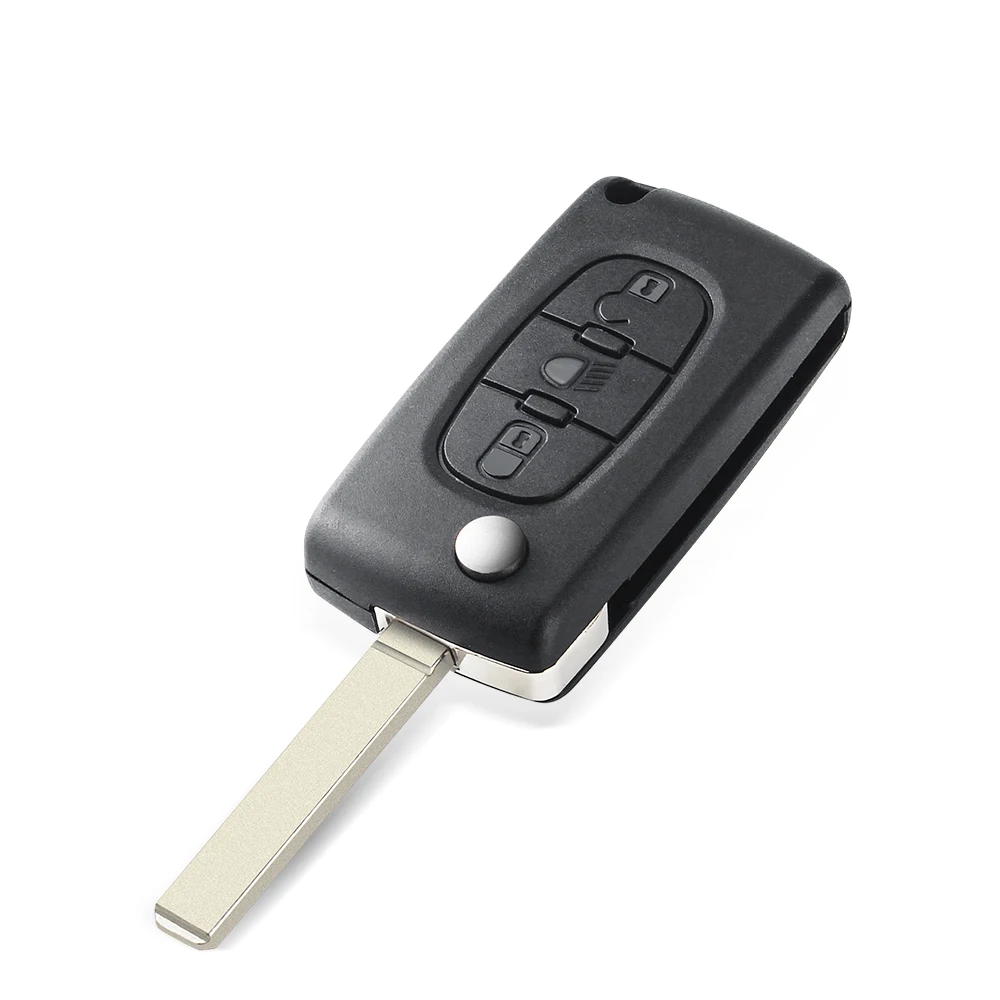 KEYYOU Für Peugeot 307 3008 308 408 433 MHz ID46 7941 CE0536 CE0523 Flip Schlüssel 2 Tasten VA2/HU83 klinge Auto Schlüssel Fob ASK FSK – Detail 7