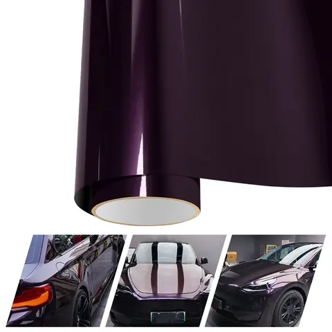 자동차 랩 필름 0.5/0.9/1/1.45/1.52 액체 금속 Gentian Vioiet 비닐 필름 방수 스티커 자동 외관 장식 액세서리