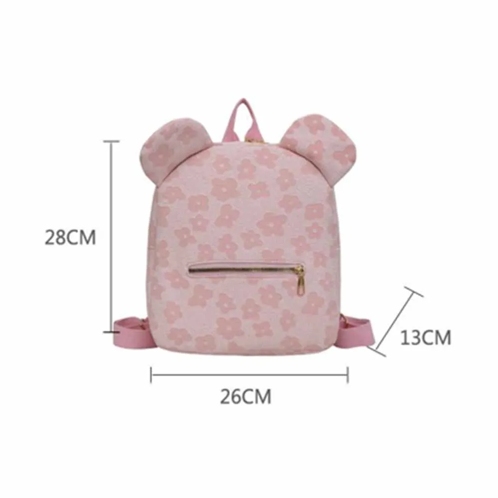 Personalized Oxford Cloth Backpack, Embroidered Cute Cartoon Backpack, Teddy Bear Backpack, Kindergarten Student School Gift Bag