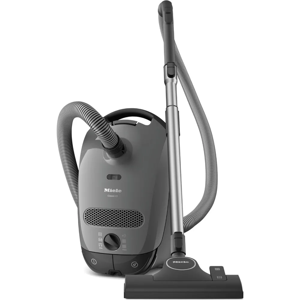 Classic C1 Pure Suction Bagged Canister Vacuum, Graphite Grey - Portable, Household Innovative design Upgraded version
