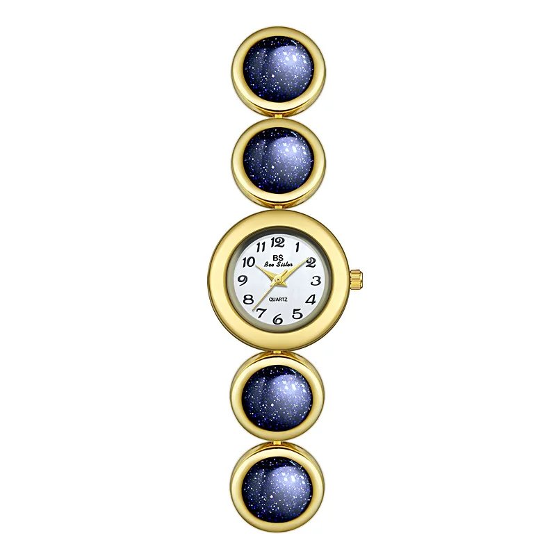 Montre-bracelet à quartz en grès étoile pour femme, montre-bracelet tendance, accessoires de luxe, nouveau