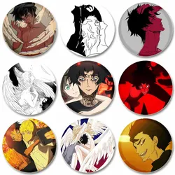 Anime Devilman Crybaby Tinplate Soft Button Pins Creative Brooches Character Badges for Clothes Decoration Jewelry Accessories