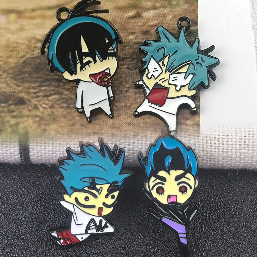 New Cartoon Alien Stage Brooch Pins for Bag Hat Decor Creative Cool Anime Boy Ivan Lapel Badge Clothes Accessories Jewelry Gifts