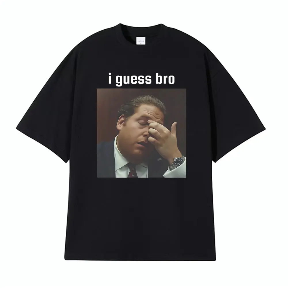 Camisetas con gráfico del meme Facepalm de Bro Jonah Hill, ropa para hombre, moda Harajuku, camisetas informales de gran tamaño, gran oferta