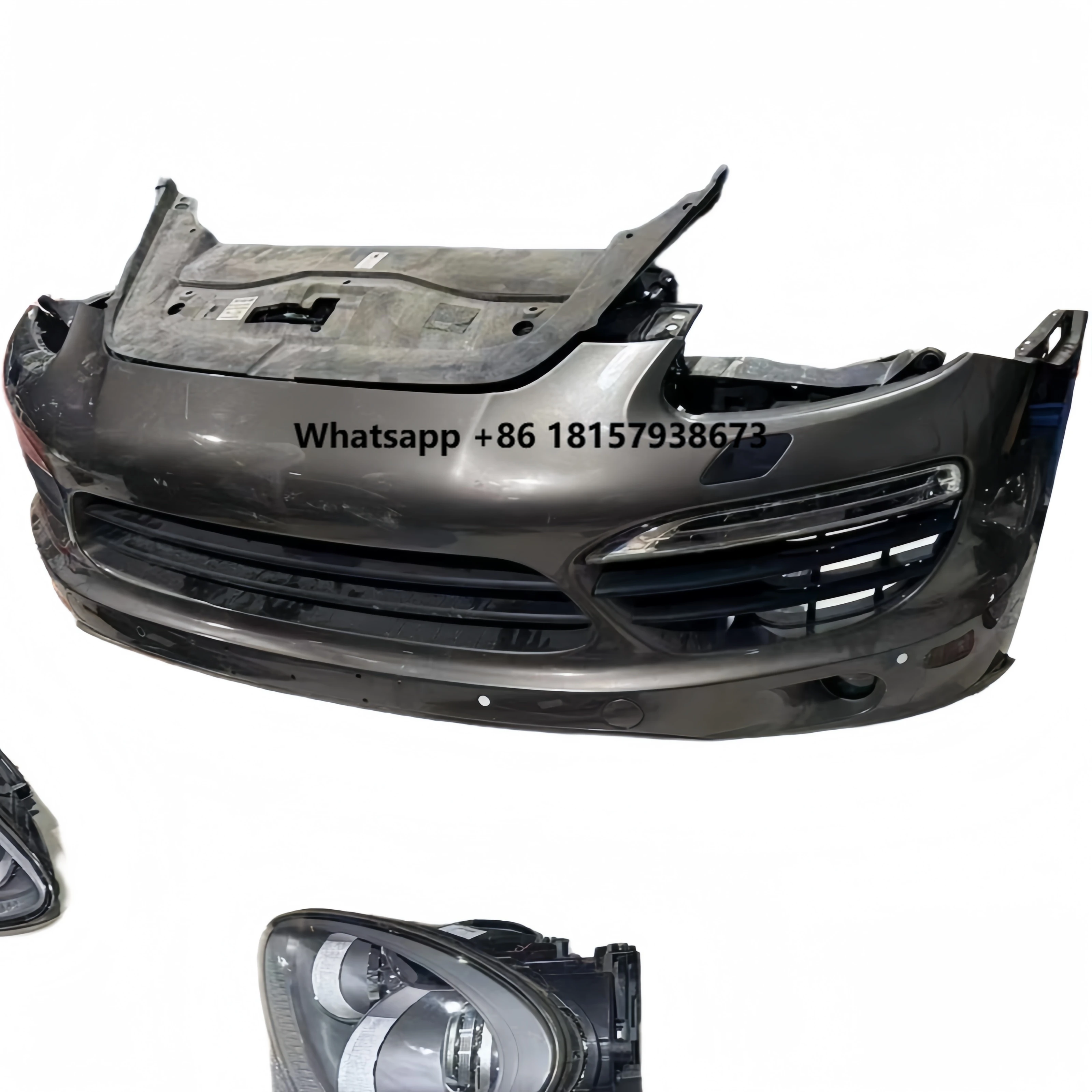 

Custom 2011-2016 Porsche Cayenne Front & Rear Bumper Kit High Quality Headlights Plastic Body Classic Style Auto Application