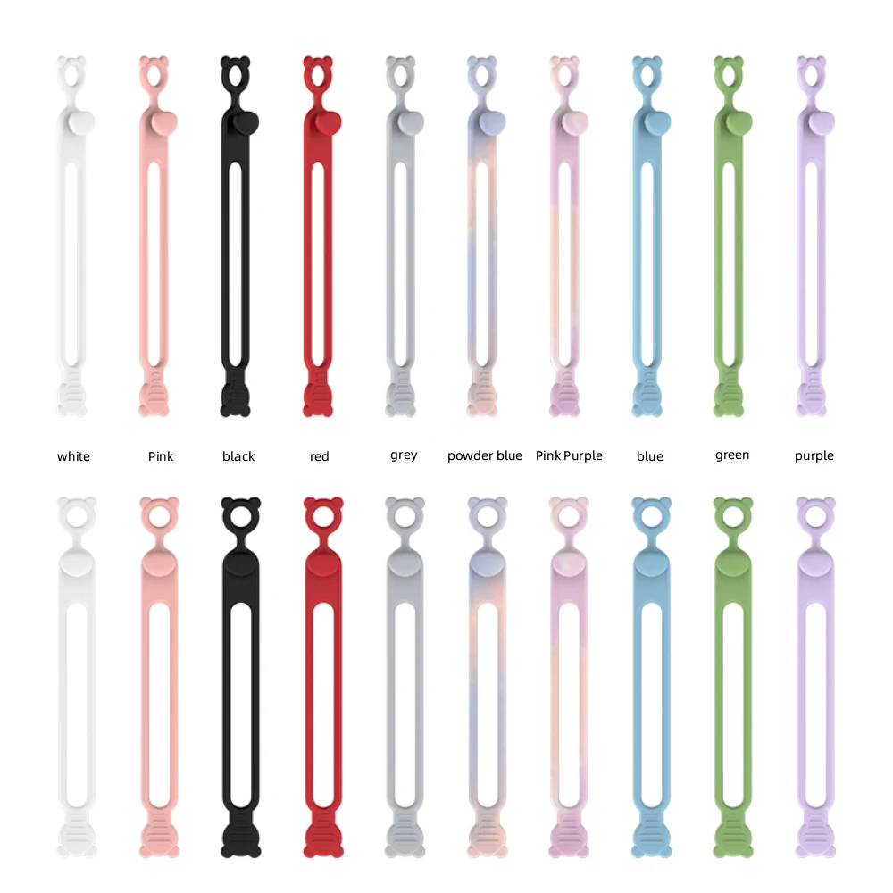 Cute Cable Winder Multifunction Cable Organizer Cable Protector Bookmark Headset Data Line Storage Cord Protector