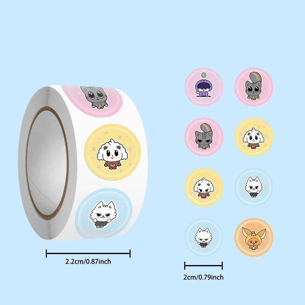 500pcs Cute TAEHYUN HUENINGKA SOOBIN YEONJUN BEOMGYU Characters Sticker DIY Creative Fans Self-adhesive Labe Laptop Guitar