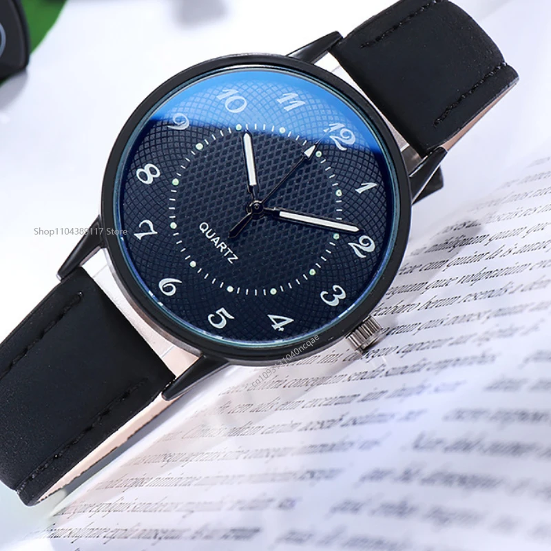 Orologio da donna alla moda analogico al quarzo Wirstwatch cinturino in pelle luminosa orologio da donna casual regalo da polso coppia orologi Reloj Mujer