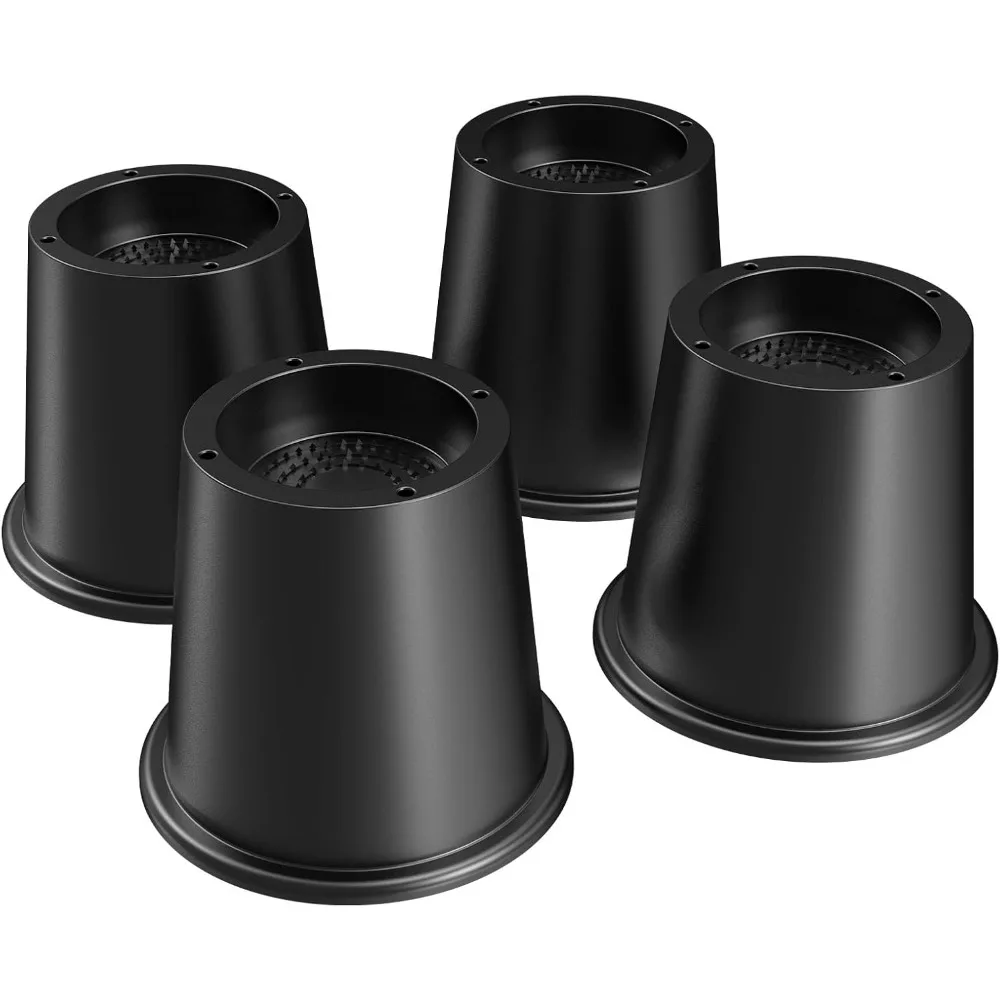 

Подставки для кровати 4-дюймовые сверхмощные, набор из 4 мебельных подставок, круглые мебельные стойки для кровати, стола, дивана, дивана