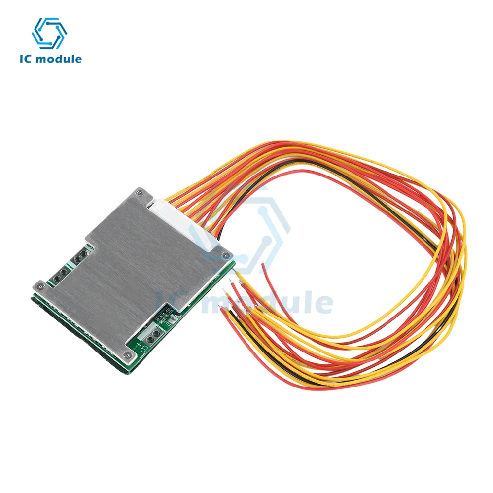 BMS 16S 60V 50A Same Port Lithium Battery Protection Board With Equalizer Balance Improving Protection Board For Electric Bike