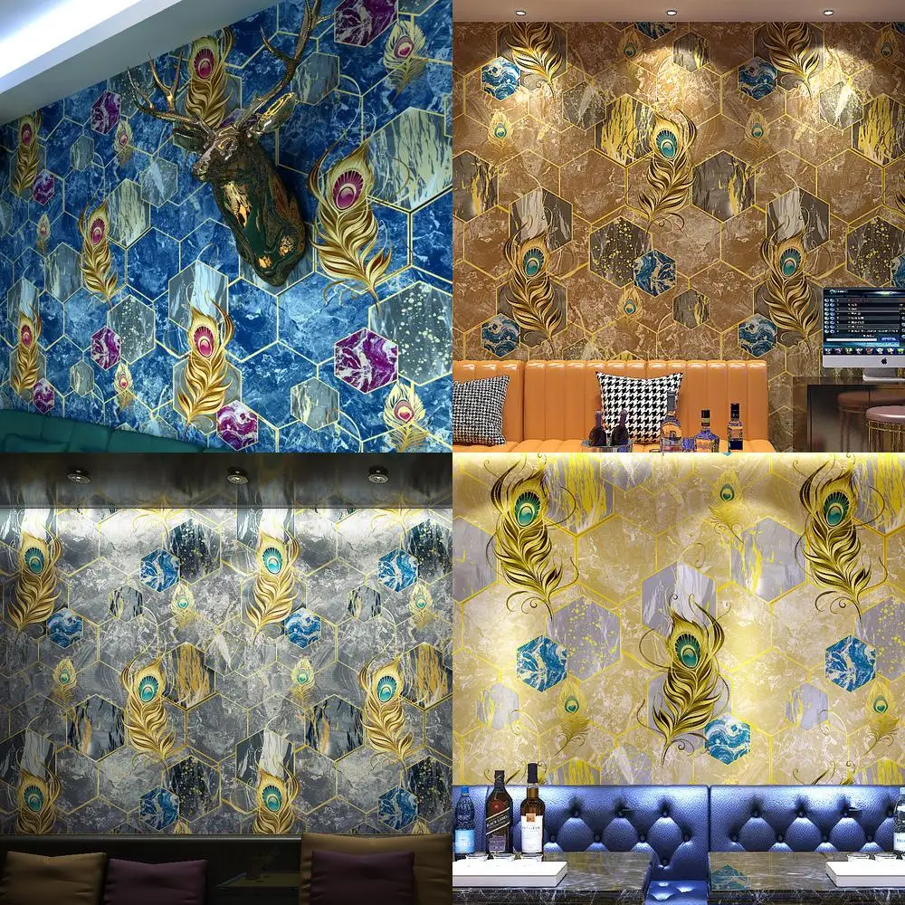 

КТВ обои 3D голографические светоотражающие блестящие настенные ткани для бара, гостиной, украшения, футуристический фон, технический стиль