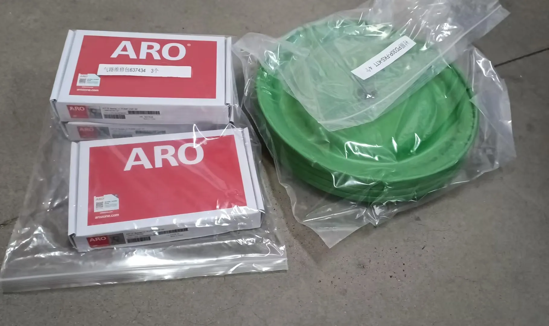 ARO Pneumatic Diaphragm Pump Spare Parts & Air Line Repair Kit OEM Customized 1 Year Warranty Air Operated China Origin