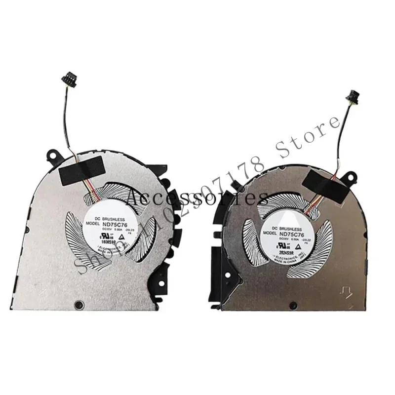 WYORESY новый охлаждающий вентилятор для процессора и графического процессора для ASUS PRO 14 M3401Q K3400P M3400QA M7400 M7400Q X7400 ND75C76