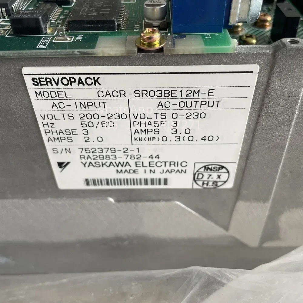 Б/у сервопривод CACR-SR03BE12M-E для YASKAWA