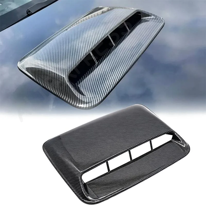 [G]1Set Car Air Flow Inlet Hood Scoop Vent Bonnet Decorative For Auto Air Inlet 4x4 Accessories Car Tuning Hood
