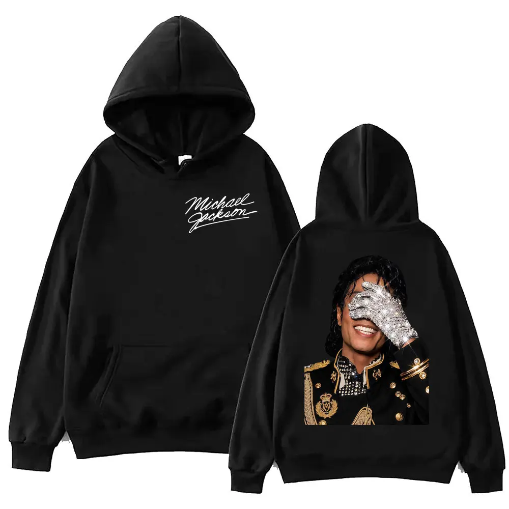 Sweat à capuche Michael Jackson classique des années 90, mode gothique vintage, vêtements punk pour hommes et femmes, pulls rock, streetwear