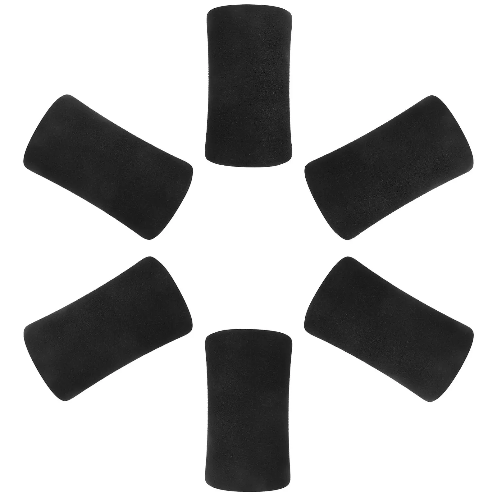 

6 Pcs Up Board Foam Roller 22mm Inner 75mm Pad Outer 135mm Length Gym Parts Ab Training Pad Collapsible
