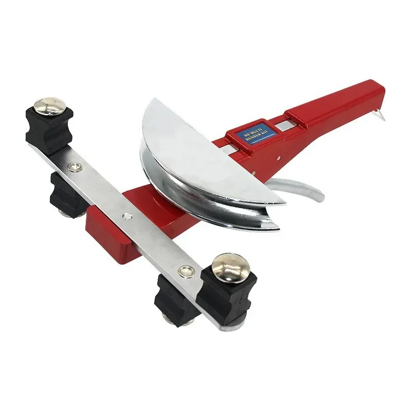 Manual Pipe Bender 6-22mm Aluminum Ratchet Tube Bender Labor Saving Hand Tool with CT-274 New Plastic Box for Plumbing Work