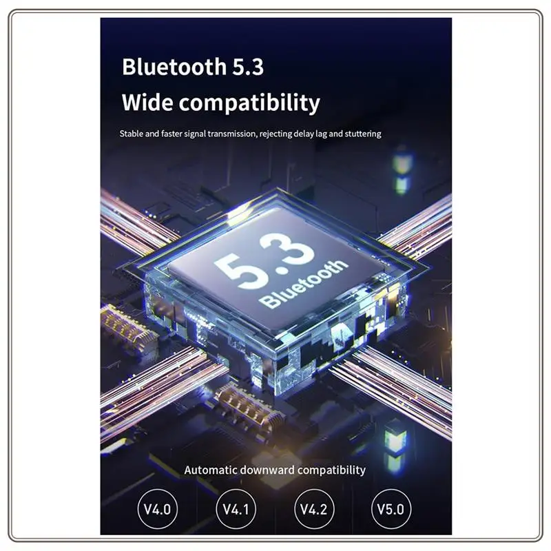 موثوقة-بلوتوث 5.3 جهاز الإرسال والاستقبال استقبال 2 في 1 USB بلوتوث محول 3.5 مللي متر Aux محول USB لاسلكي للكمبيوتر نظام الصوت المنزلي