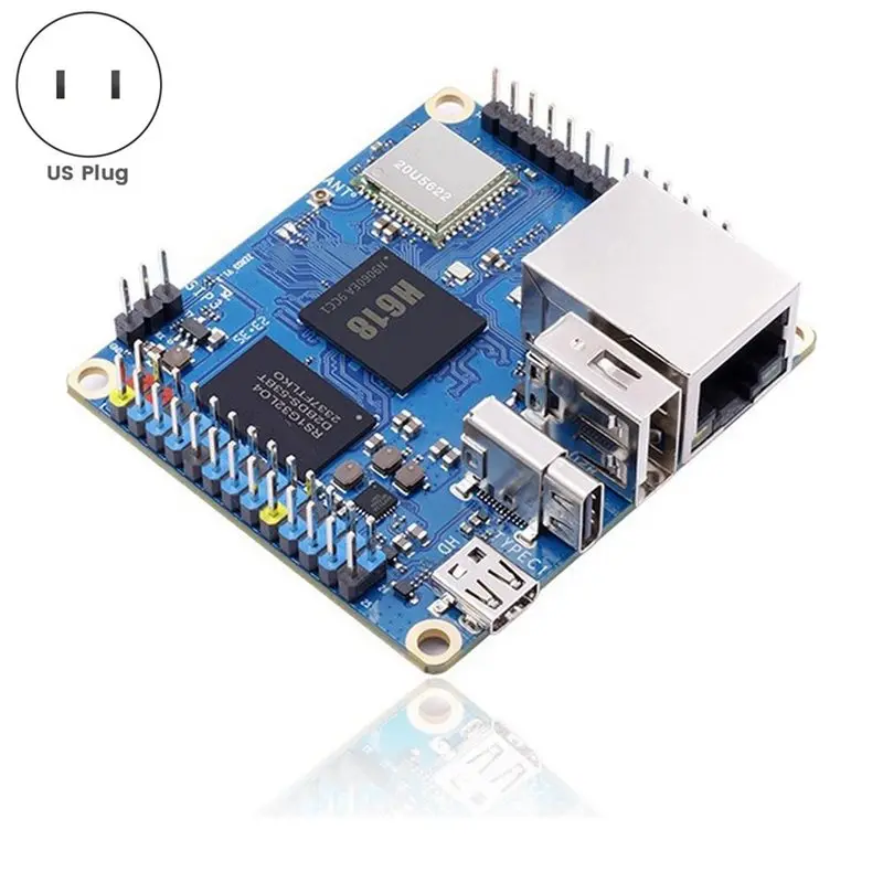 Super Deal -Orange Pi Zero 3 Development Board 4-Core 64 Bit LPDDR4 Allwinner H618 Wifi 5.0/Bluetooth 5.0 Gigabit Ethernet Port view 4