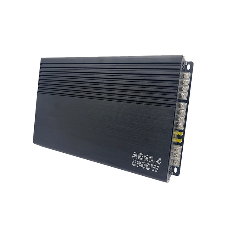 

High Quality Class Car Amplifier 80W*4 RMS Power 4ohm Car o Amplifier 4 Channel