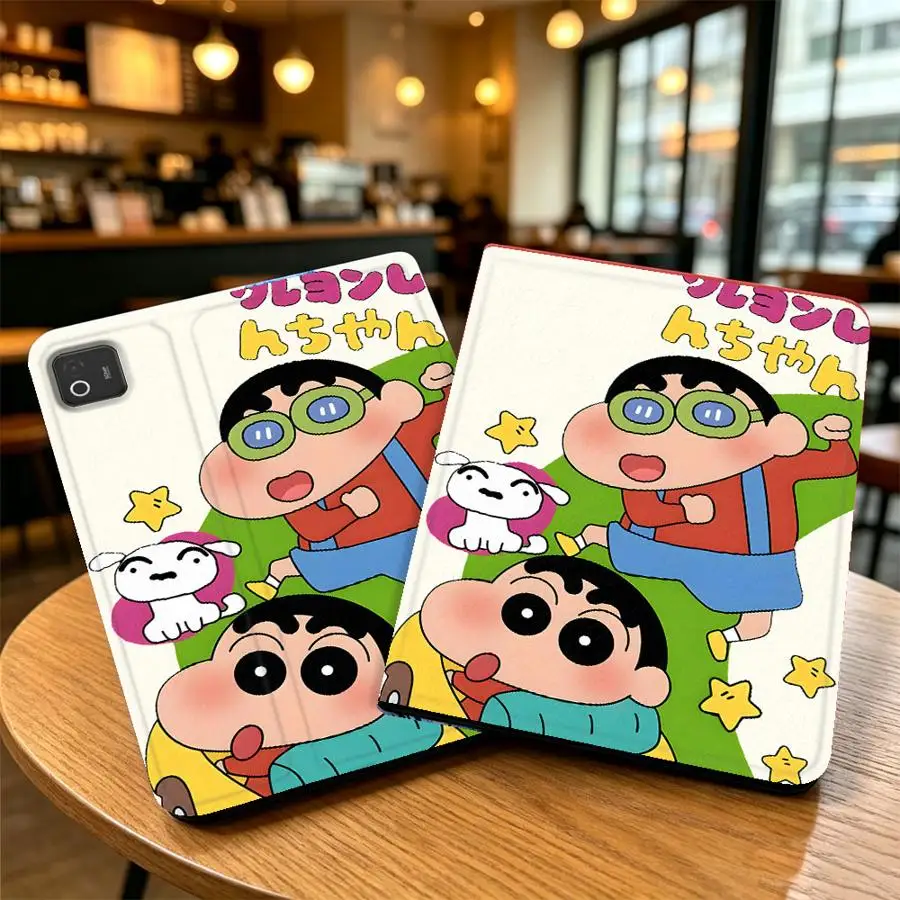 With Pencil Holder Case for Xiaomi Pad 6s Pro 7 Ultra Pad 5 6 7 8 Pro Redmi Pad SE K Pad 8.8 9.7 12.4 Inch Cute S-Hinchans
