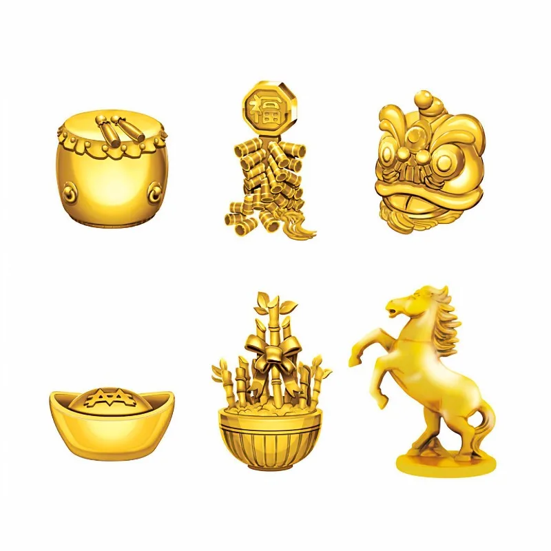 Hasbro Original Monopoly Chinese New Year Celebration Action Figure Toys for Boys Girls Gift Collectible Model Ornaments - view 5