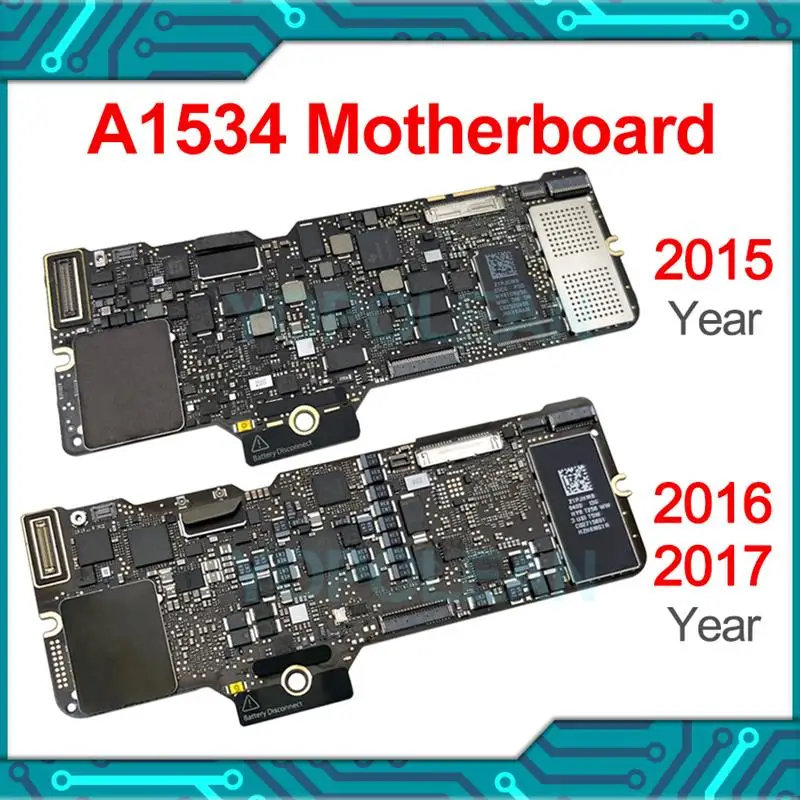 Go! Original 820-00045-A 820-00244-A 820-00687-A A1534 Logic board For Macbook Retina 12