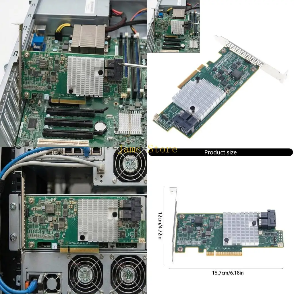 

LX0B 9300 8I Array Card LSI SAS3.0 3008 Chip Storage Controller For RAID0 1 10 Mode