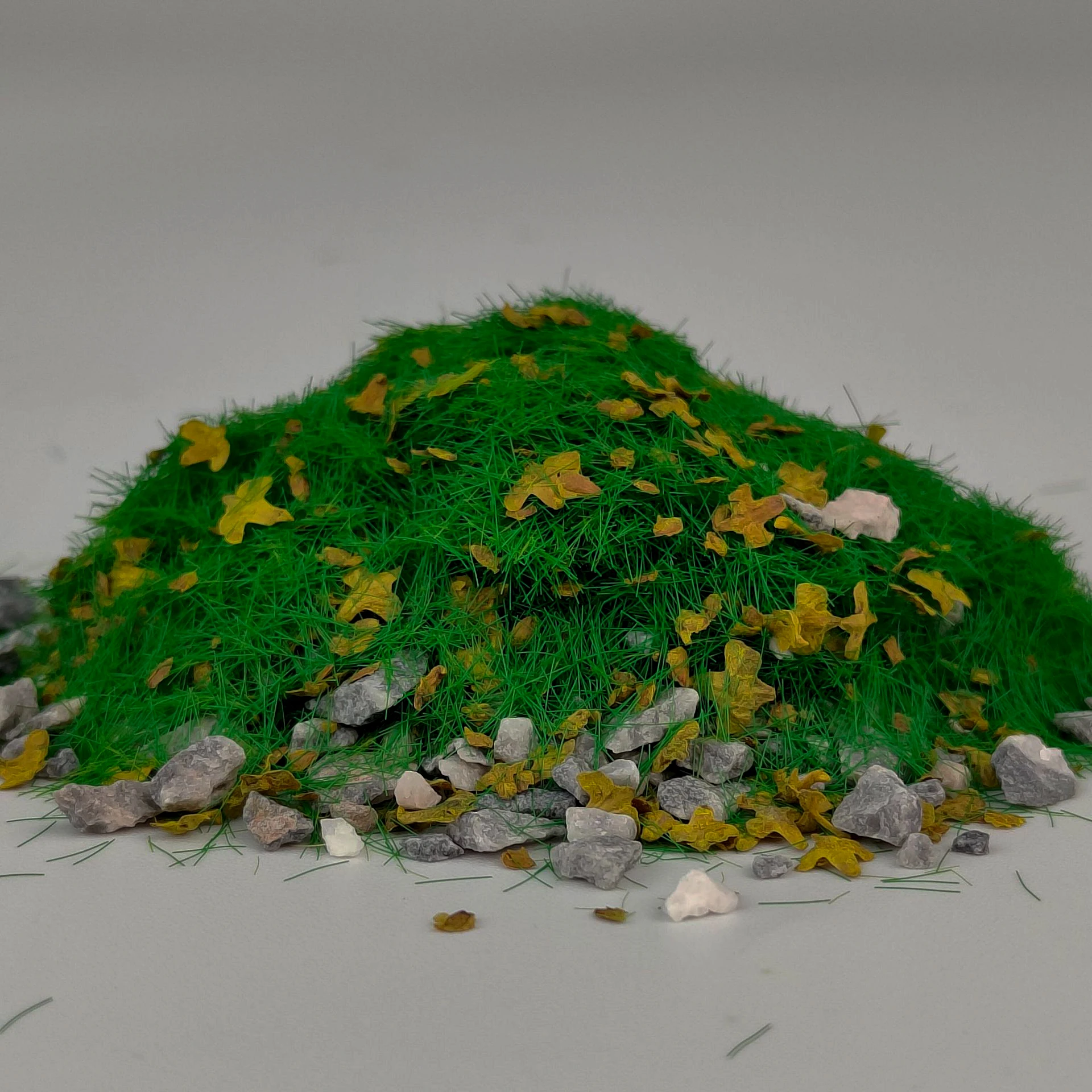 Simulation Grass Powder/Stones/Leaves Mixed Grass Model Kits Diy Mini Scene Layout Materials Diorama Accessories 30g/bag