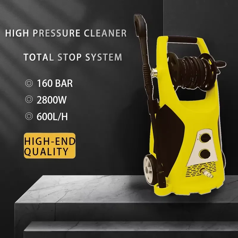 160 Bar High Pressure Washer 3000W Electric Cleaner Adjustable Water Jet for Auto Repair Shop Hotel Commercial Use 220V New