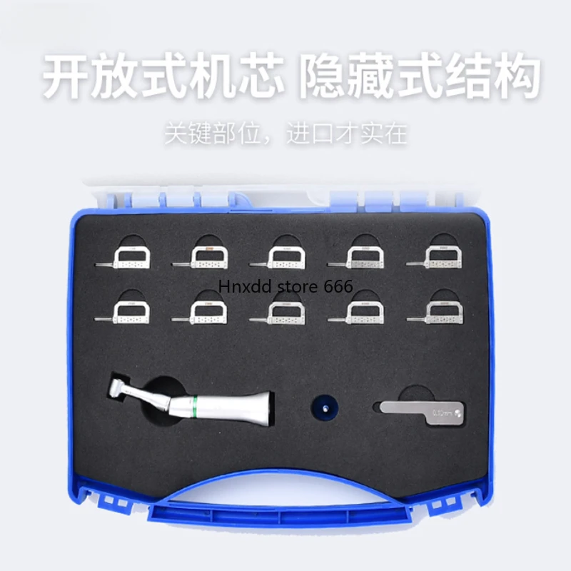 Dental orthodontic adjacent surface glaze removal bending machine slice cutting set measuring ruler