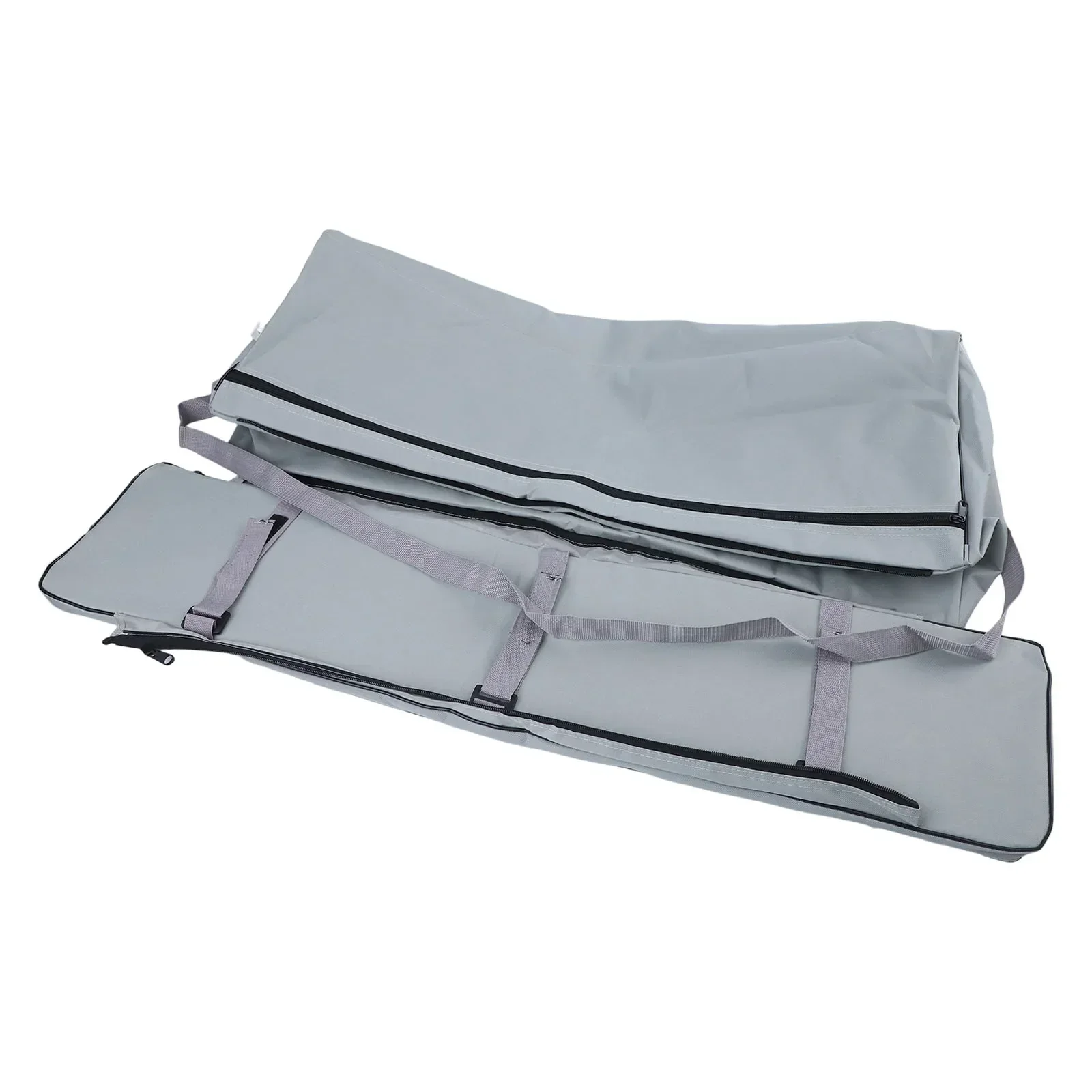 

Equipment Storage Bag Bench Seat Cover Black And Grey Easy Installation Design Large Storage Pocket Boat Maintenance