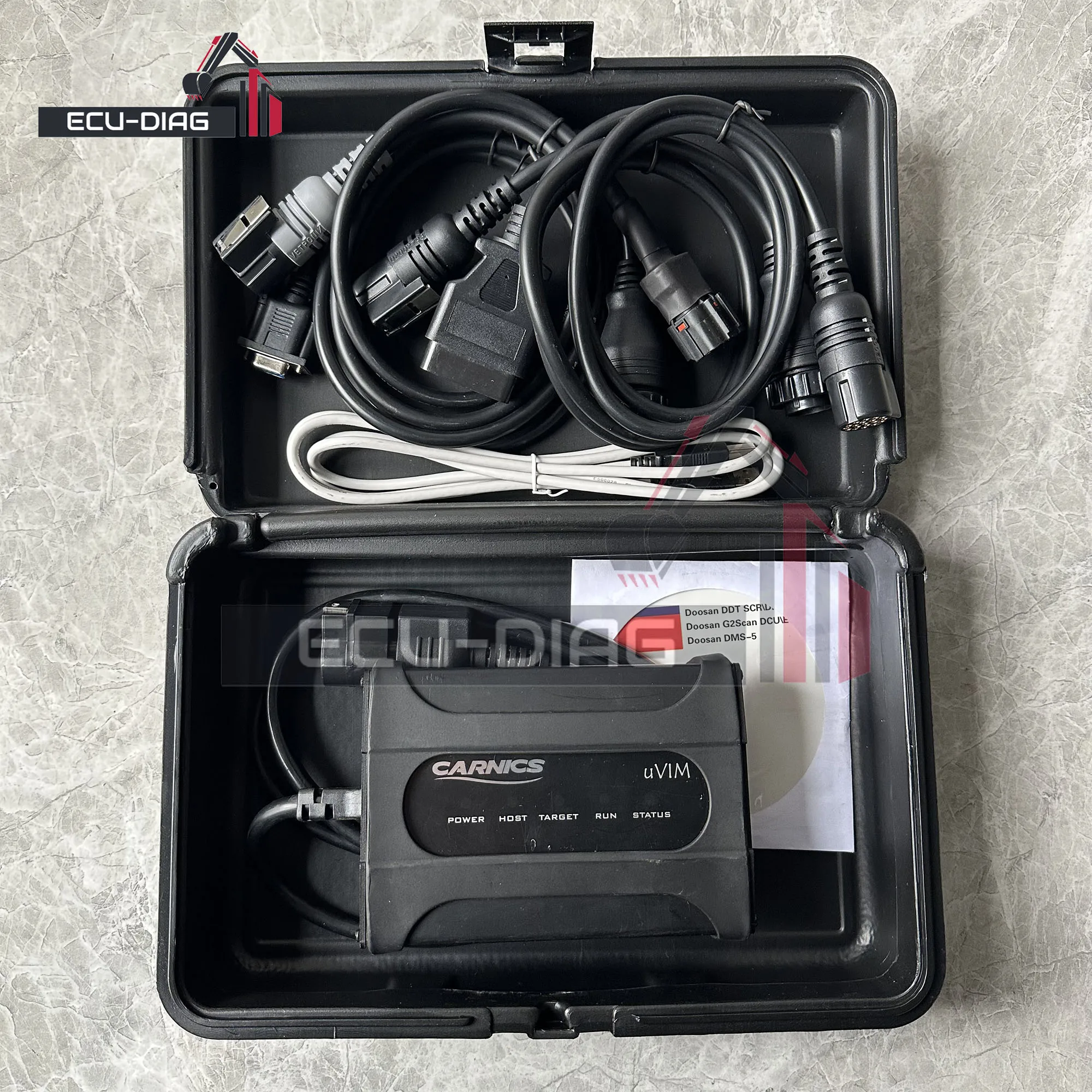 

Оригинальный комплект сканера для связи DOOSAN uVIM, сверхмощный вилочный погрузчик, экскаватор-погрузчик, диагностический инструмент с программным обеспечением