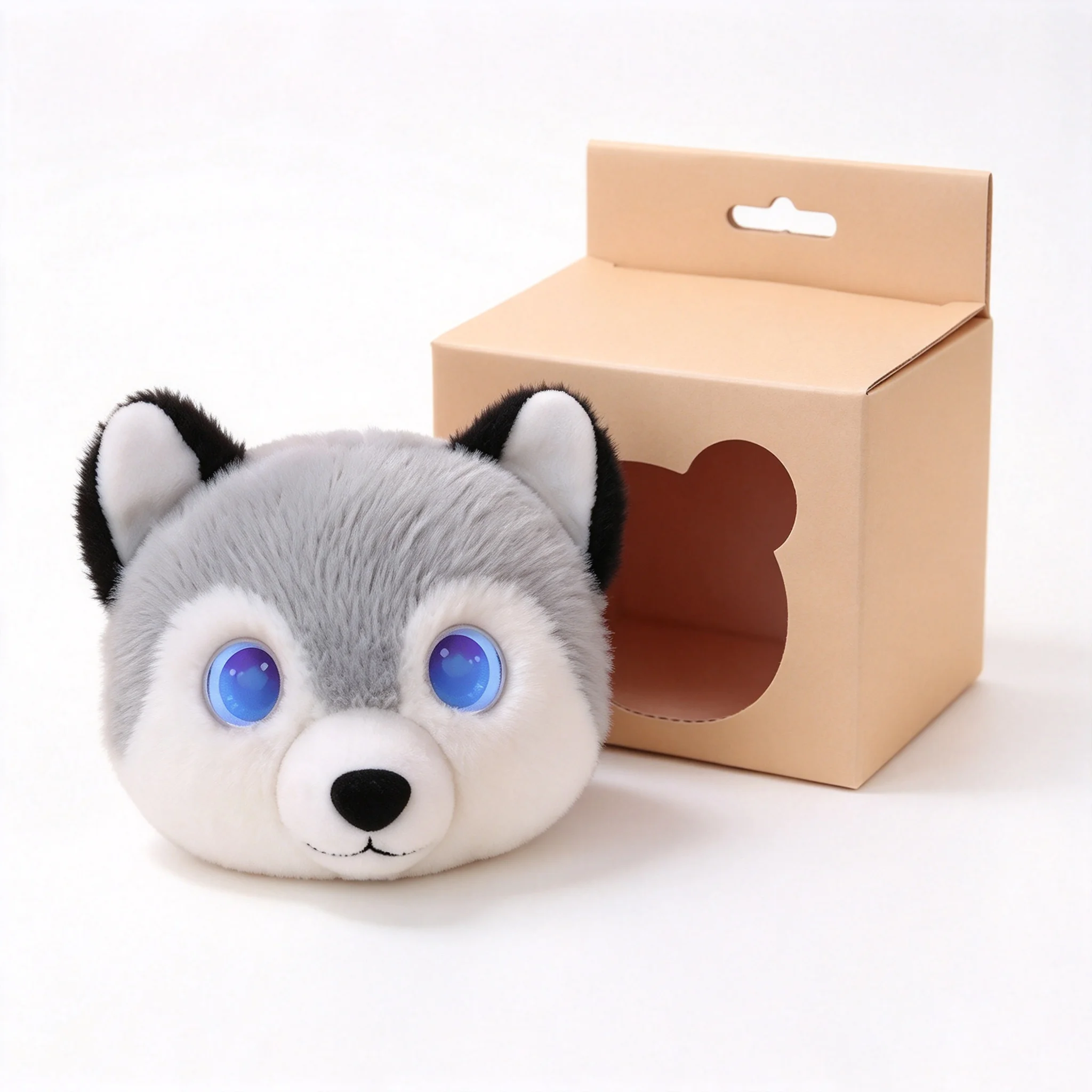 AI Smart Husky Plush Toy Interactive Talking Companion Doll,Early Education Kids Stuffed Toy with Glowing Eyes,PP Cotton Childre view 6