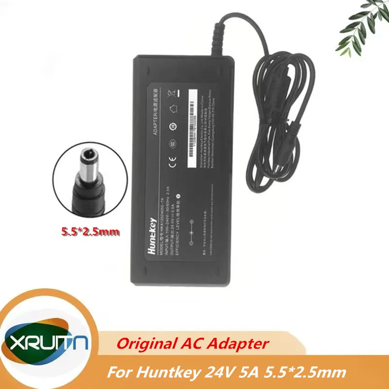 

Genuine hka12050-7b 24v 5A 120W 5.5x2.5mm hka12024050-7a hdz20000 -3e AC adapter for Huntkey power supply charger