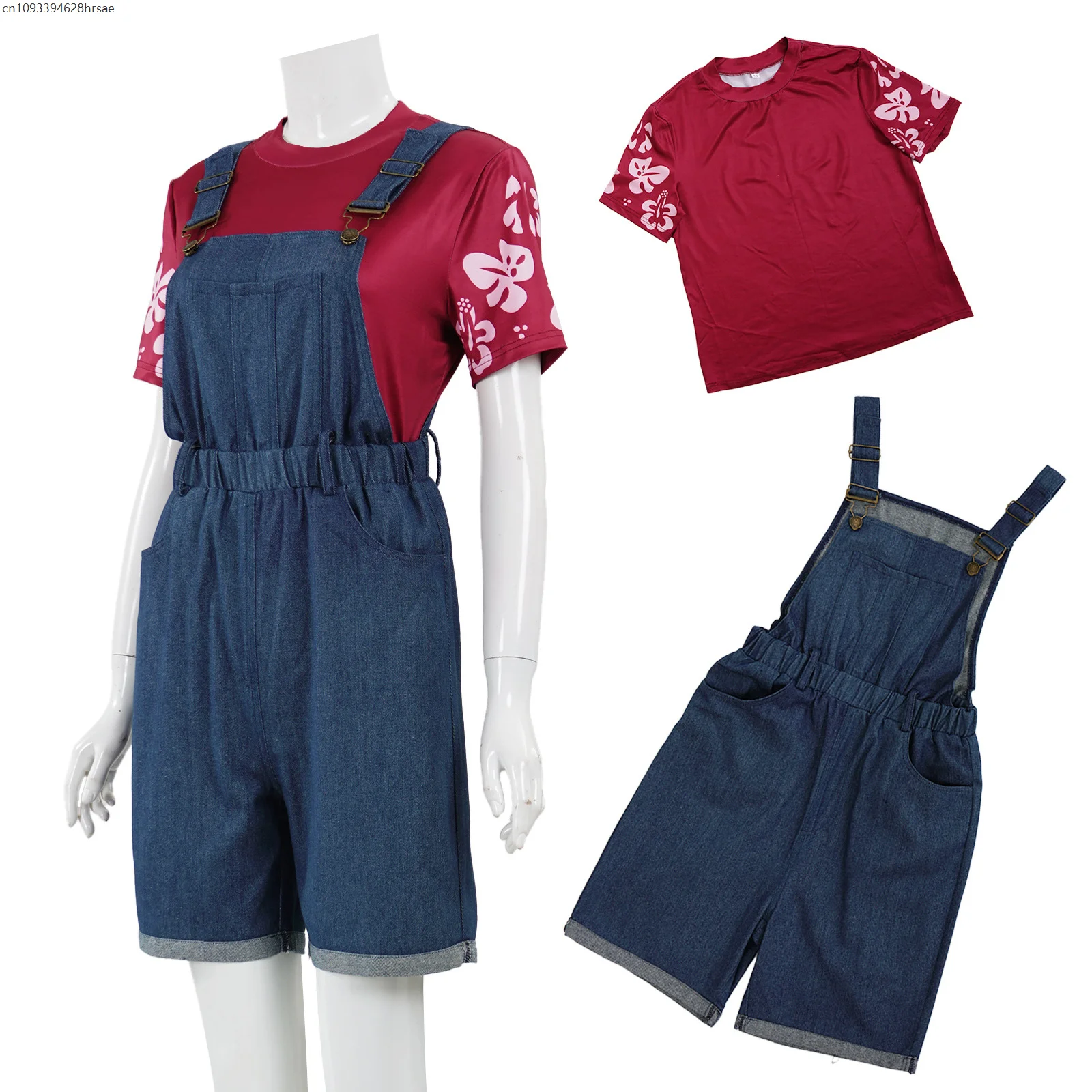 

Adult Kids Costume Cosplay 2025 New Film Party Outfits Birthday Halloween Casual Suit T-shirt Overalls