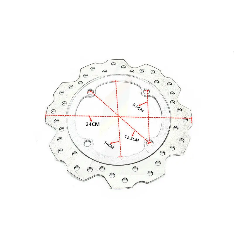 Motorcycle Front Rear Brake Rotors For Honda CB500 CB650 CBR500 CB500F CBR650 CB650F RA ABS CB 650 500 F/X/FA CBR650F Brake Disc - view 6
