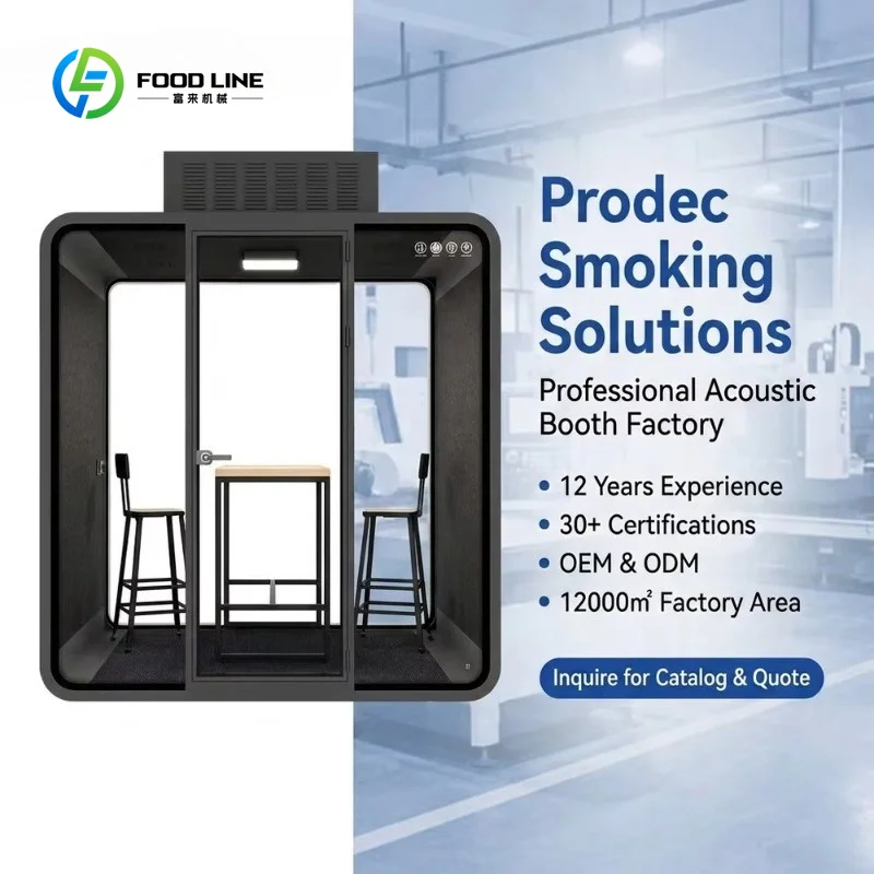 Customized Mobile Product Smoking Booth Professionals Soundproof Office Smoking Pods Stylish Smoking Spaces