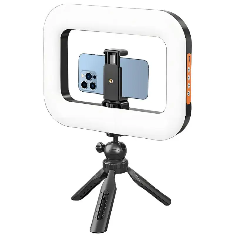 Ring Light Portable Handheld Phone Light Continuous Output Lighting For Vlogging Streaming Studio Filming Content Photography