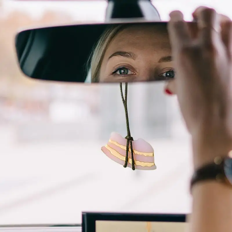 Rearview Mirror Charm Small Pork Belly Car Pendant Color-Changing Auto Interior Charm Hangable Truck Decorations For Vehicles