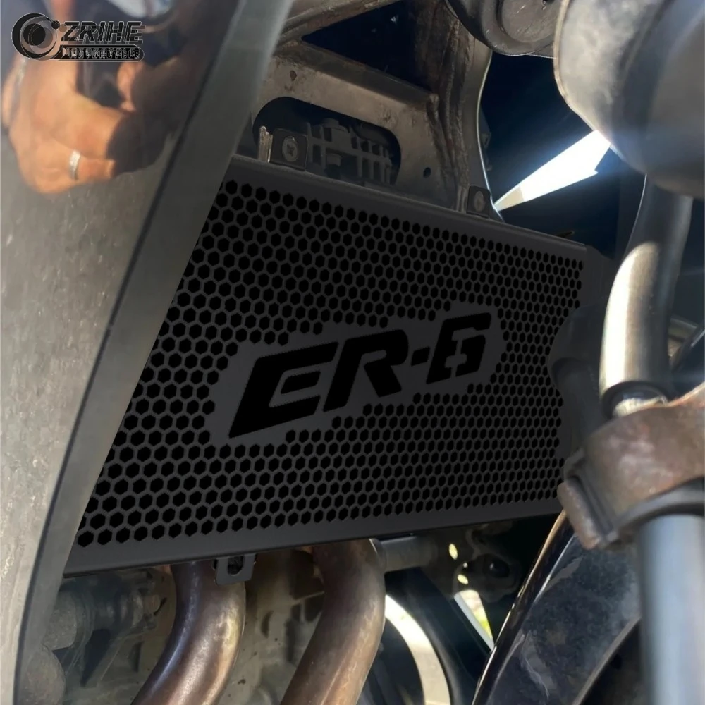 

ER-6N ER-6F Motorcycle Parts Radiator Grille Guard Cover Fuel Tank Protect For Kawasaki ER6N ER6F ER 2012-2016 2015 2014 2013