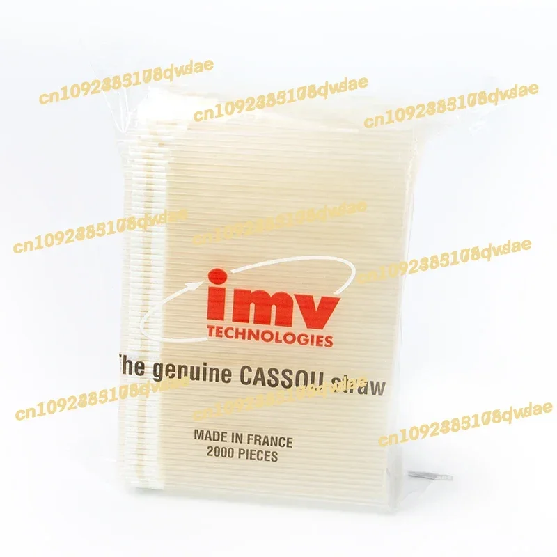 Tubo fino de Semen congelado de ganado de 0,25 Ml, tubo Seminal congelado de Bovino IMV, 2000 Uds., inseminación Artificial de vaca, congela el tubo fino