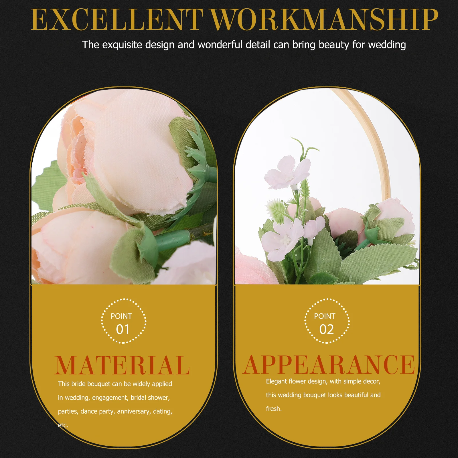 

Rose Flower Wreath Artificial Hanging Decoration for Wedding Bridal Shower Front Door Porch Spring Centerpiece Home Decor