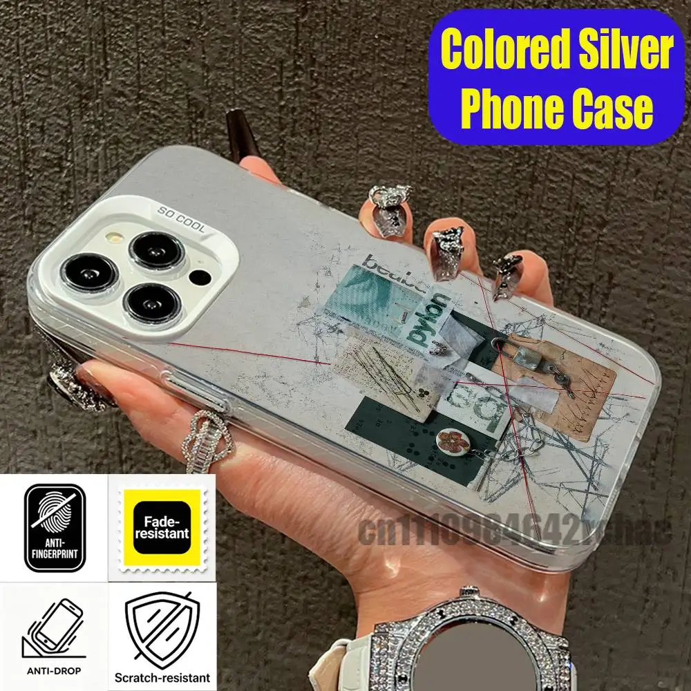 For iPhone 14 16 12 15 13 17 11 Pro Max Plus Air Mini For B-Beabadoobee This Is How Tomorrow Moves Phone Case White Silver Shell